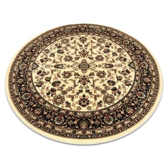RugsX RugsX Royal Rug in Brown | Size: 200 cm diameter