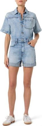 Joe's Cuffed Denim Romper in Pacific Blue at Nordstrom Rack, Size X-Small