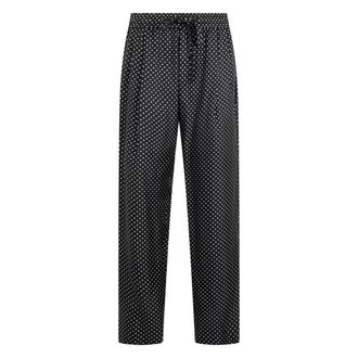 Dolce & Gabbana Heren, Broeken, Zwart, Maat: L Zijde