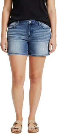 Slink Jeans Distressed Side Vent Jeans in Linnea at Nordstrom, Size 24W