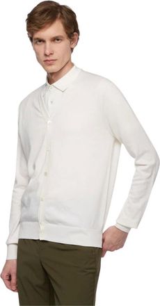 Brooks Brothers Truien & Vesten, Heren, Wit, L, Katoen, Katoen en Kasjmier Vest