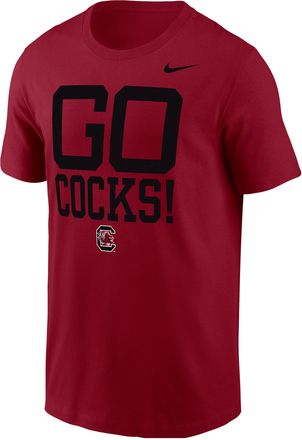 Nike Mens College (South Carolina Gamecocks) Short-Sleeve T-Shirt in Red | M11332P963SCAR-CRM