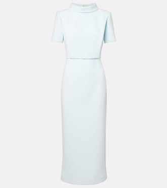 Roland Mouret Cr&ecirc;pe midi dress