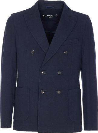 Circolo 1901 Blue Double Breasted Jacket