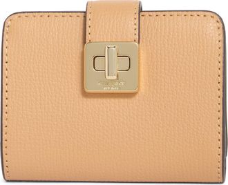 Kate Spade New York phoebe refined leather card case in Tiramisu Mousse at Nordstrom Rack