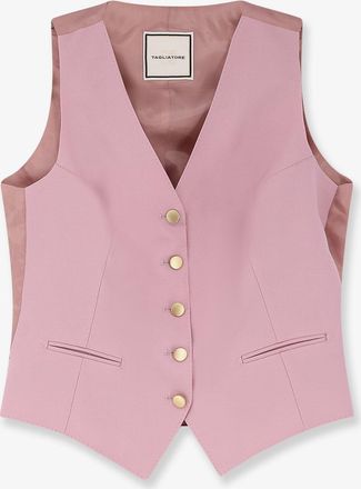 Tagliatore Gilet in lana vergine stretch - TAGLIATORE - gender_Woman