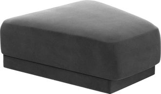 BLOOMINGLOFT Design Sitzpouf Miley 83 x 78 cm - Samtbezug