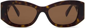 Bulgari BV40037I 52E Womens Sunglasses Brown Size 54