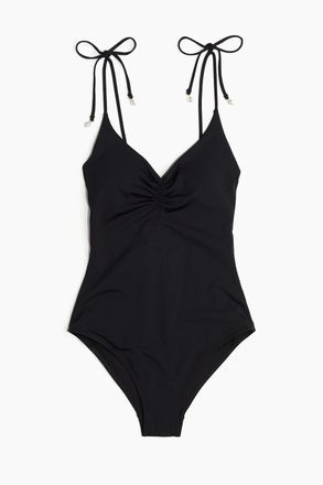 H&M Badeanzug mit wattierten Cups - Schwarz