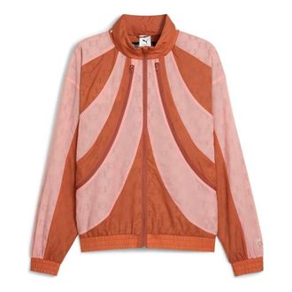 Puma x KIDSUPER Relaxed-Fit Windbreaker Jacket Pink Fruit 629509-18