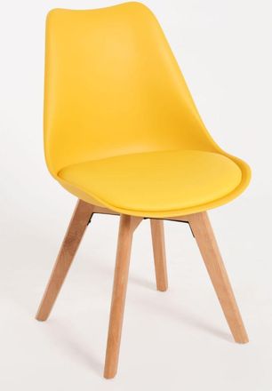 Regalos Miguel Packs Sillas Comedor - Pack 2 Sillas Synk Basic - Amarillo