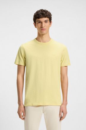 Boss Orange by Hugo Boss T-Shirt BOSS ORANGE Tegood, Herren, Gr. XXL, gelb (open gelb751), Single Jersey, Obermaterial: 100% Baumwolle, regular fit normal, Rundhals, eingesetz