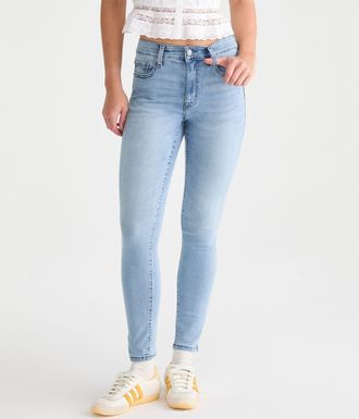 A&eacute;ropostale Womens Premium Seriously Stretchy High-Rise Jegging