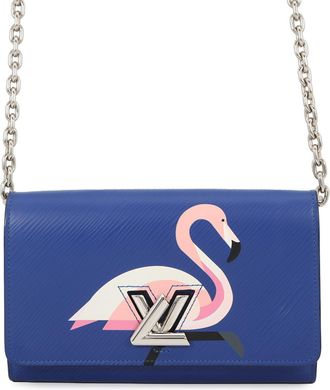 Louis Vuitton Epi Blue Epi Leather Chain/Shoulder Wallet (Pre-Owned)