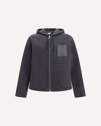 Loewe Wool blend hooded Jacket Male 50