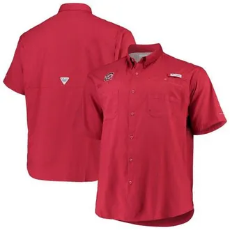 Columbia Mens Columbia Garnet South Carolina Gamecocks Big & Tall Collegiate Tamiami Button-Down Shirt at Nordstrom, Size Xxx-Large