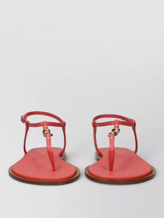Dior leather t-strap sandals