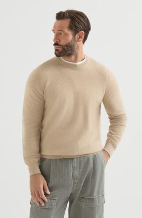 Brunello Cucinelli Cashmere sweater in Brown at Nordstrom, Size 62