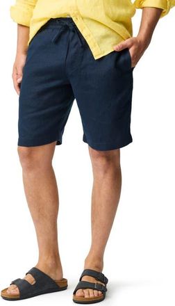 Rodd & Gunn Linen Shorts in Navy at Nordstrom, Size Xxx-Large