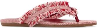 Jimmy Choo London Bay Flat - Dames - Slippers - Rood - 37 EU - Schoenen