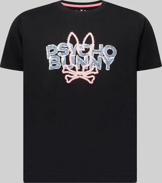 Psycho Bunny Kids Herman Graphic Tee 001 BLACK / M/10-12