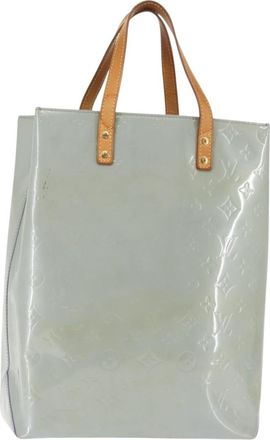 Louis Vuitton Reade Handbag Monogram Vernis Purple Patent_Leather Bag (Pre-Owned)