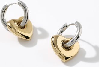 Simons Womens Ring and heart earrings