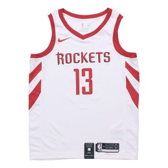 Nike NBA James Harden Association Edition Swingman Jersey SW 13 White 864419-100