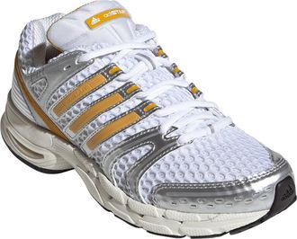 adidas Adistar Control 5 Sneaker in White/Preloved Yellow/Silver at Nordstrom, Size 6.5