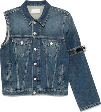 Coperni Giacca monospalla - Blu