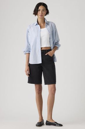 Levi's Jorts Dad holgados - Mujer - 23 - Negro / Open Mind Fp