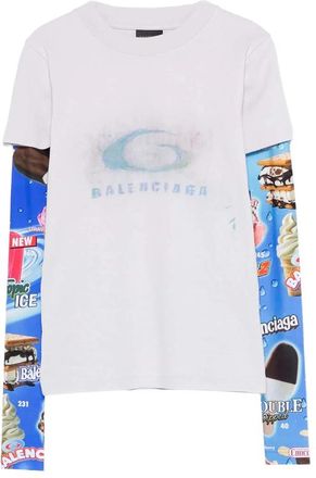 Balenciaga Logo-detail Long-sleeve Top