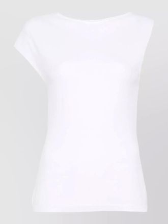 Alysi asymmetric short-sleeve top