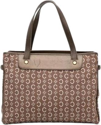 Celine Pre-owned Handbags, female, Brown, Size: ONE SIZE Pre-owned Vintage Leather Handbag