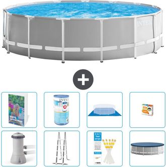 Intex Piscina Prism Frame Redonda - 457x122 Cm - 9-piezas S541