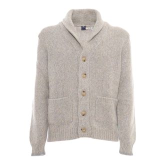 Fedeli Cardigans, male, Multicolor, Size: XL Button Cardigan L/S Knitted Sweater