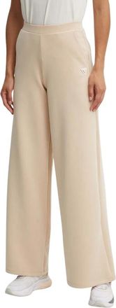 Guess Wide Trainingsbroeken - Dames - Sweatpants - Beige - M - Broeken