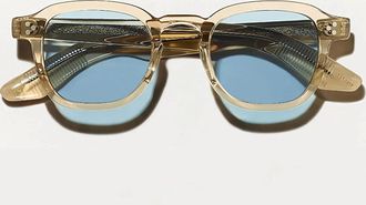 Moscot Sunglasses Momza Cinnamon Beige/Blue Gradient Unisex