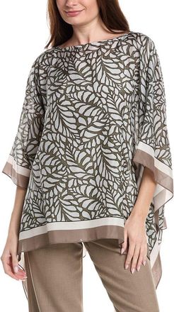 Brunello Cucinelli Silk Poncho