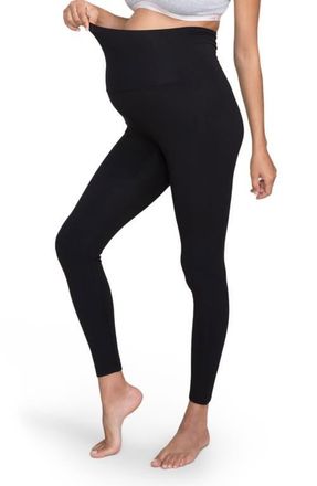 Hatch The Ultrasoft Over The Bump Maternity Leggings in Black at Nordstrom, Size X-Small