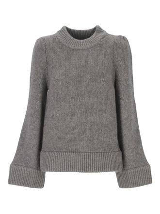 Madeleine Thompson wool blend sweater - women - Silk/Nylon/Wool/Cashmere - M - Grey