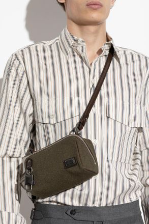 Dolce & Gabbana Shoulder Bag Lock, Mens, Green