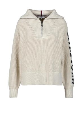 Tommy Hilfiger Beige Womens Pullover