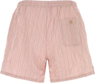 Dolce & Gabbana Mens Bermudas Bermuda Pink Viscose Nylon