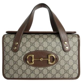 Gucci Pre-owned Handbags, female, Beige, Size: ONE SIZE Pre-owned Leather gucci-bags