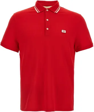 Valentino Garavani Red Embroidery VG Polo