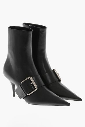 Balenciaga Stivaletti in Pelle BELT con Fibbia 8cm Balenciaga