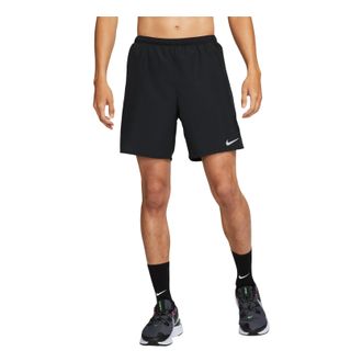 Nike Mens Nike Solid Color Logo Casual Running Sports Black Shorts CZ9061-010