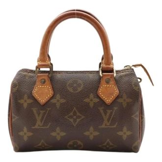 Louis Vuitton Pre-owned Monogram Mini Pouch - Dames - Pre-owned - Bruin - Maat: ONE Size
