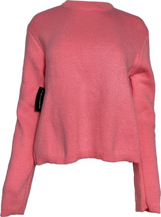 Comme Des Garçons Comme des Garçons Girl Sweater in Pink Acrylic